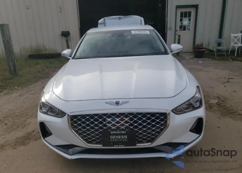 2019 Genesis G70 Advanced из США, поврежденный, VIN KMTG64LAXKU033366